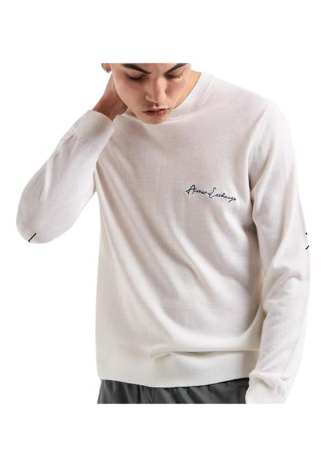 Maglione uomo Armani Exchange con logo ricamato ARMANI EXCHANGE | Maglie | 8NZM5A ZM1YZ1116